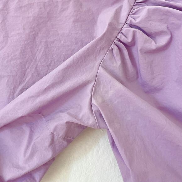 Djerf Avenue – Purple Open Back Cropped Cotton Candy Top - Picture 11 of 12